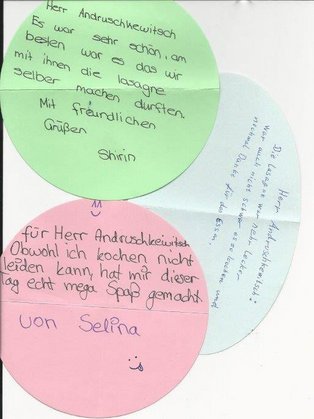 Schülerkochkurs Bühlertann 2016